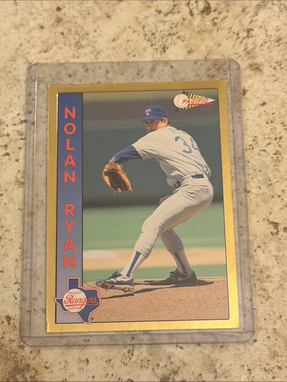 1993 Pacific Nolan Ryan 27th Season Limited Edition Gold Foil Border HOF Rangers